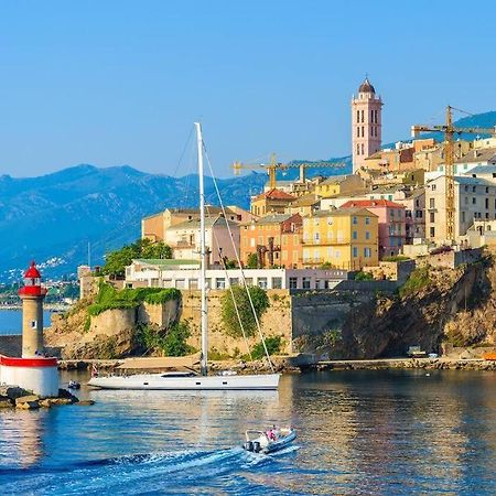 Appartement Vue Mer Avec Parking Gratuit Sur Place Bastia  Zewnętrze zdjęcie