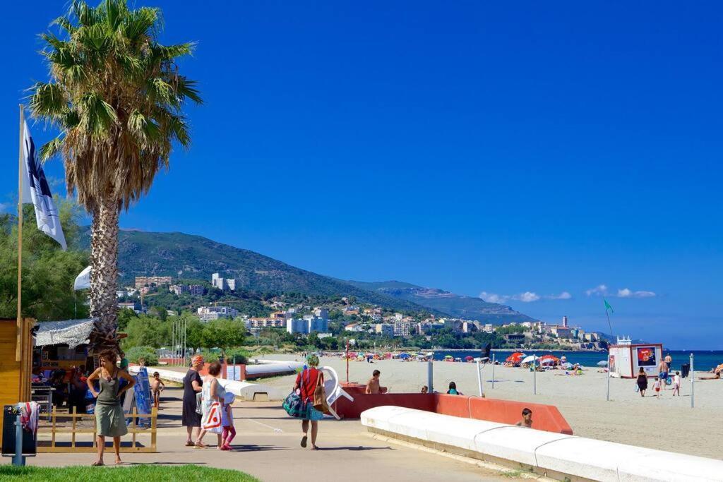 Appartement Vue Mer Avec Parking Gratuit Sur Place Bastia  Zewnętrze zdjęcie